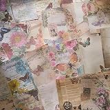 LUVDECO 100 Pcs Butterfly Patterned Craft Paper for Scrapbooking & DIY view 5