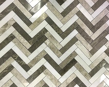 Amazon Com Chevron Herringbone Design 9 5 X14 Decorative