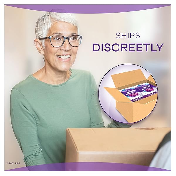 ALWAYS DISCREET INCONTINENCE PADS FOR WOMEN, HEAVY ABSORBENCY, LONG LENGTH, 39 COUNT