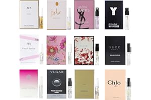 Vrears Women's Perfume Samples Designer Perfumes for Women Gift Set Travel Size Mini Perfume Sampler 12 Brands fragrance.