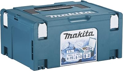 Makita 198254-2 Cool Box Type 3 Blue Silver 11L Makpac Compatible Site