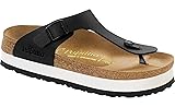 Birkenstock Women's Gizeh Platform Black Birko-Flor