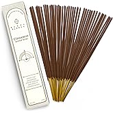 Cinnamon Incense Sticks, Organic Hand Dipped Incense, Natural Herbs & Aromatic Ingredients, Contain 40 Sticks Inside, Burn Time 45-60 Min, Spiritual Gifts, Incense by Karma Pledge