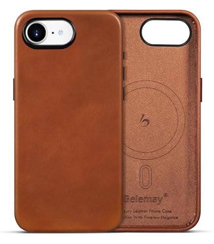 Amazon.com: Belemay Handcrafted Crazy Horse Leather Case for