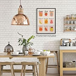 jkahh Trendy Fruit of The Spirit Wall Art Christian