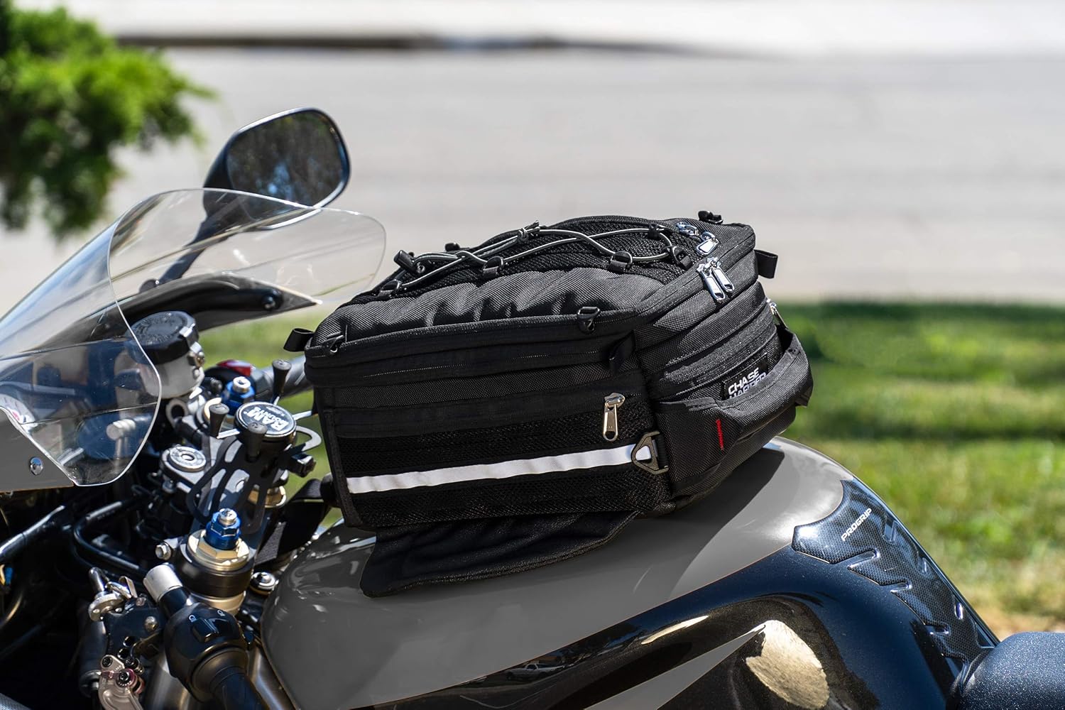 Chase Harper USA 800 Magnetic Tank Bag - Water-Resistant, Tear-Resistant, Industrial Grade Ballistic Nylon with Anti-Scratch Rubberized Polymer Bottom, Super Strong Neodymium Magnets: Automotive