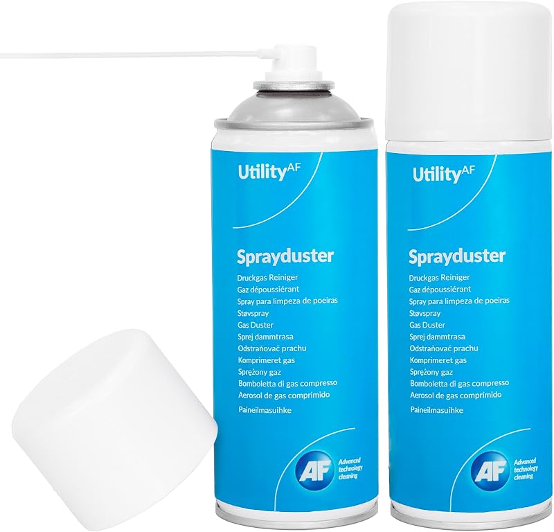 AF Air Duster 400ml Pack of 2 - Keyboard PC PS5 Xbox Dust Remover