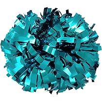 Amazon.com : Metallic Cheerleader Cheerleading Pom Poms 6