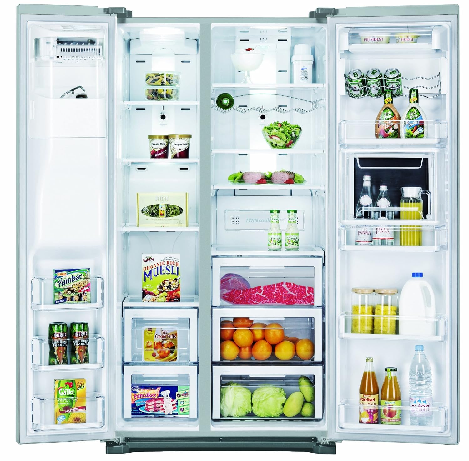 Samsung RSG5PUPN nevera puerta lado a lado Independiente Acero ...