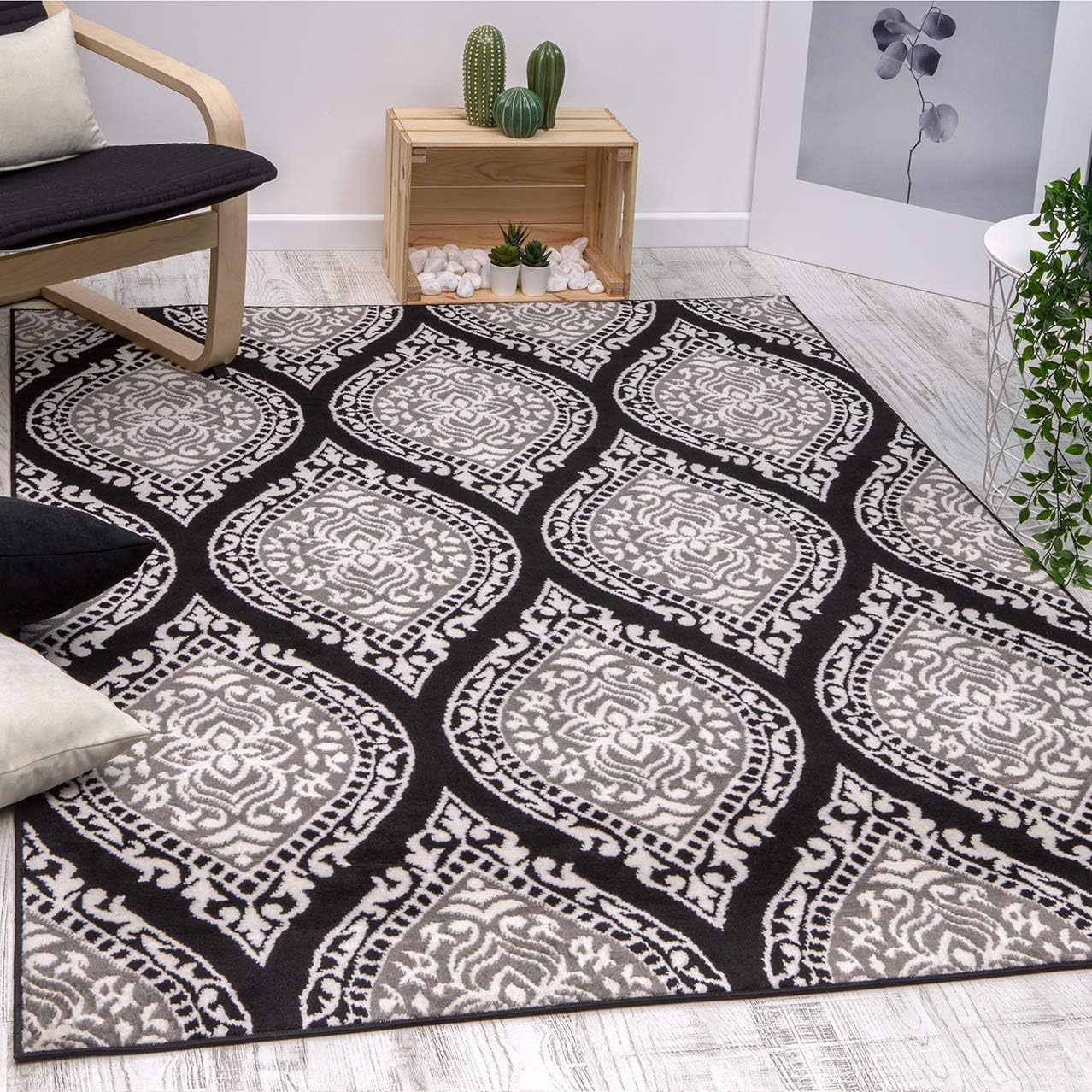 Antep Rugs Kashan King Collection Polypropylene Indoor Area