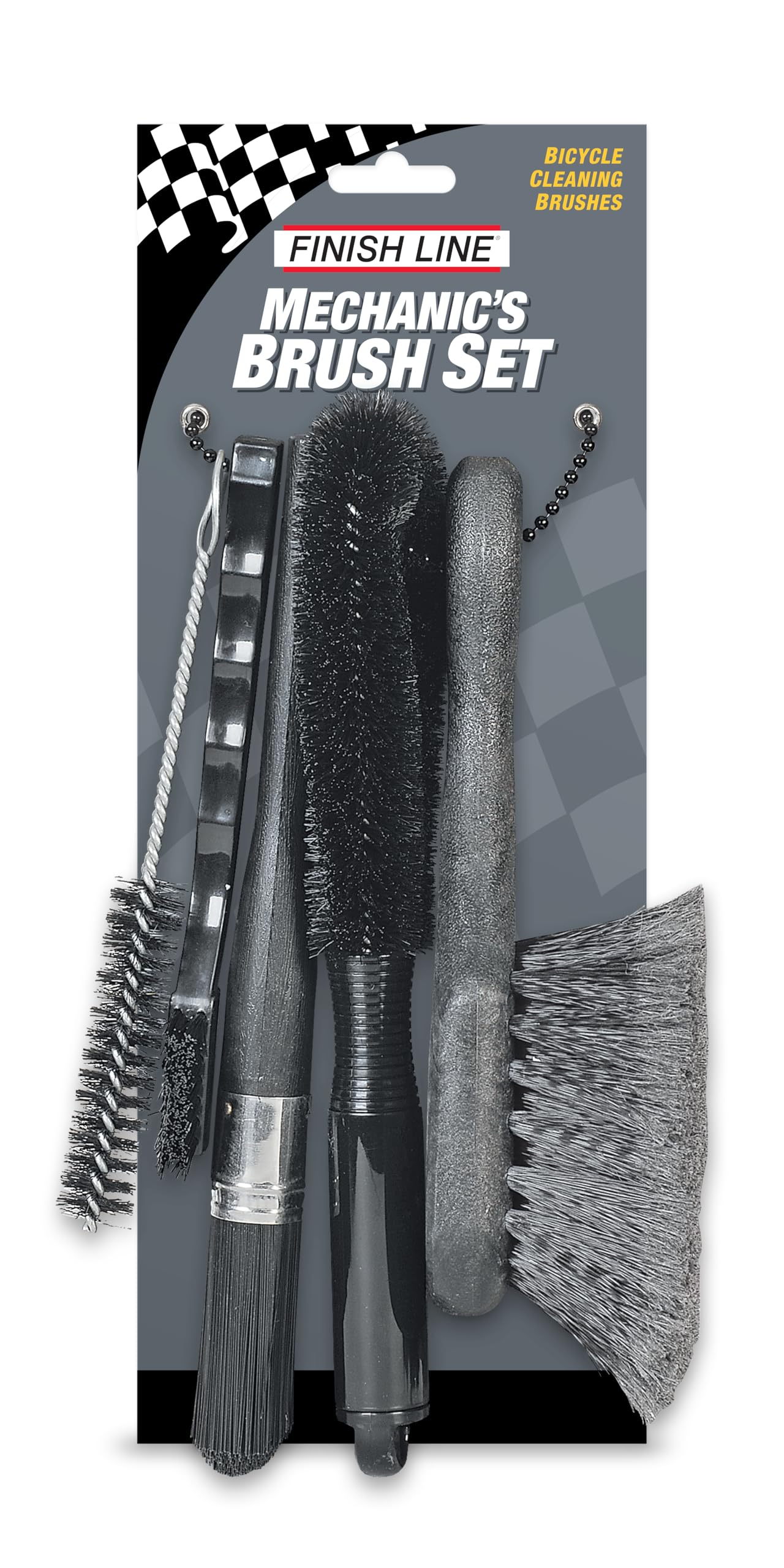 Finish Line Easy Pro Set 4002021 Cleaning Brush Set Multiple Colours