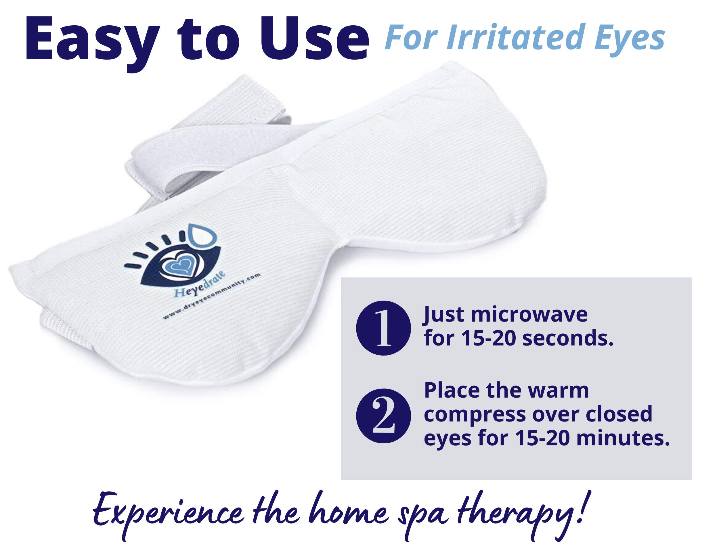 Mua Heated Eye Mask for Dry Eyes, Styes, and Blepharitis Soothing Warm Compress for Relief of