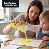 Hemway Fluorescent Yellow Glitter Shaker Ultrafine 130g for Resin Crafts view 3