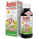 Apetol Appetite Booster & Brain Energy Liquid Vitamins - Dietary Supplements for Kids & Adults - Supports Digestive Health, Memory & Vitality - Appetite Booster for Kids & Adults - 6 Fl Oz, 1-Pack