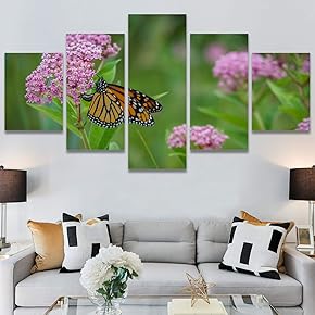 SIGNWIN 5 Panel Canvas Wall Art Modern Art...