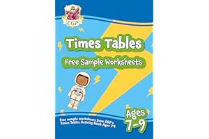 Free sample worksheets from CGP’s Times Table Activity Book for Ages 7-9