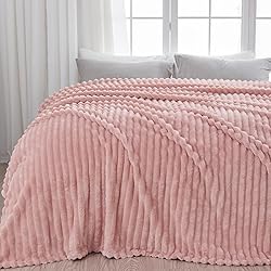 NEWCOSPLAY Super Soft King Blanket Pink Premium