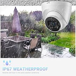 Dahua 4K PoE Security Dome Surveillance IP Outdoor