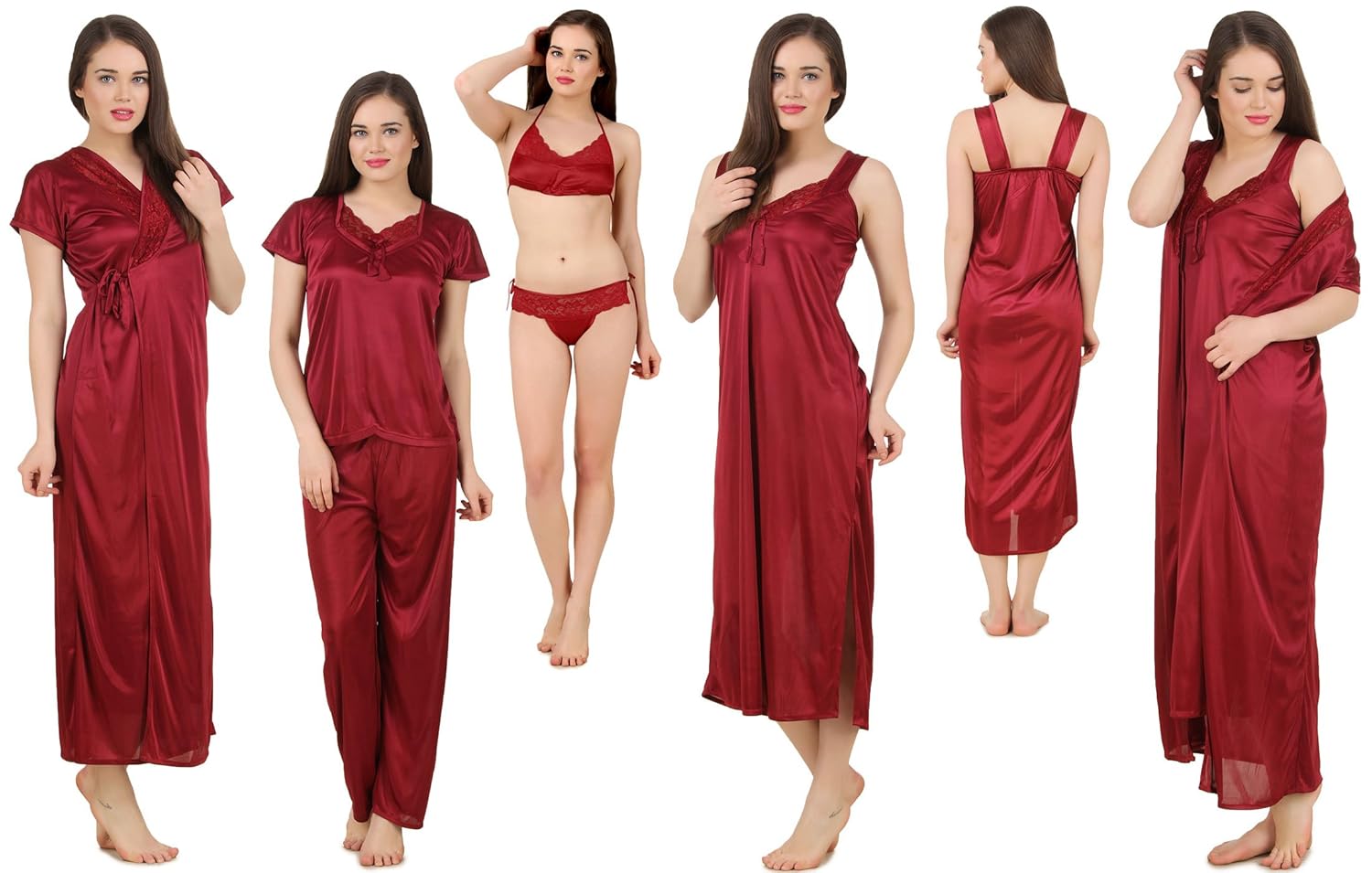 6 piece nighty wear
