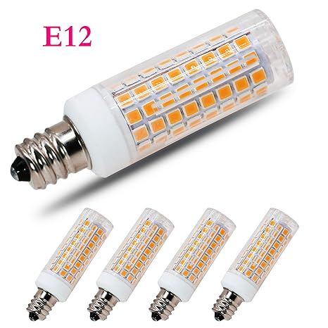 4 Pack E12 Led Bulb Candelabra Light Bulbs 8w 100w 850lm
