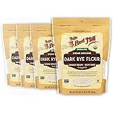Bob's Red Mill Organic Dark Rye Flour, 20oz (4 Pack)