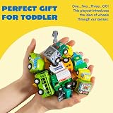 JOYIN 25 Piece Pull Back City Cars and Trucks Toy Vehicles Set view 5