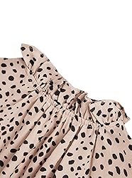 Avanova Women's Leopard Printed Ruffle Hem 3/4