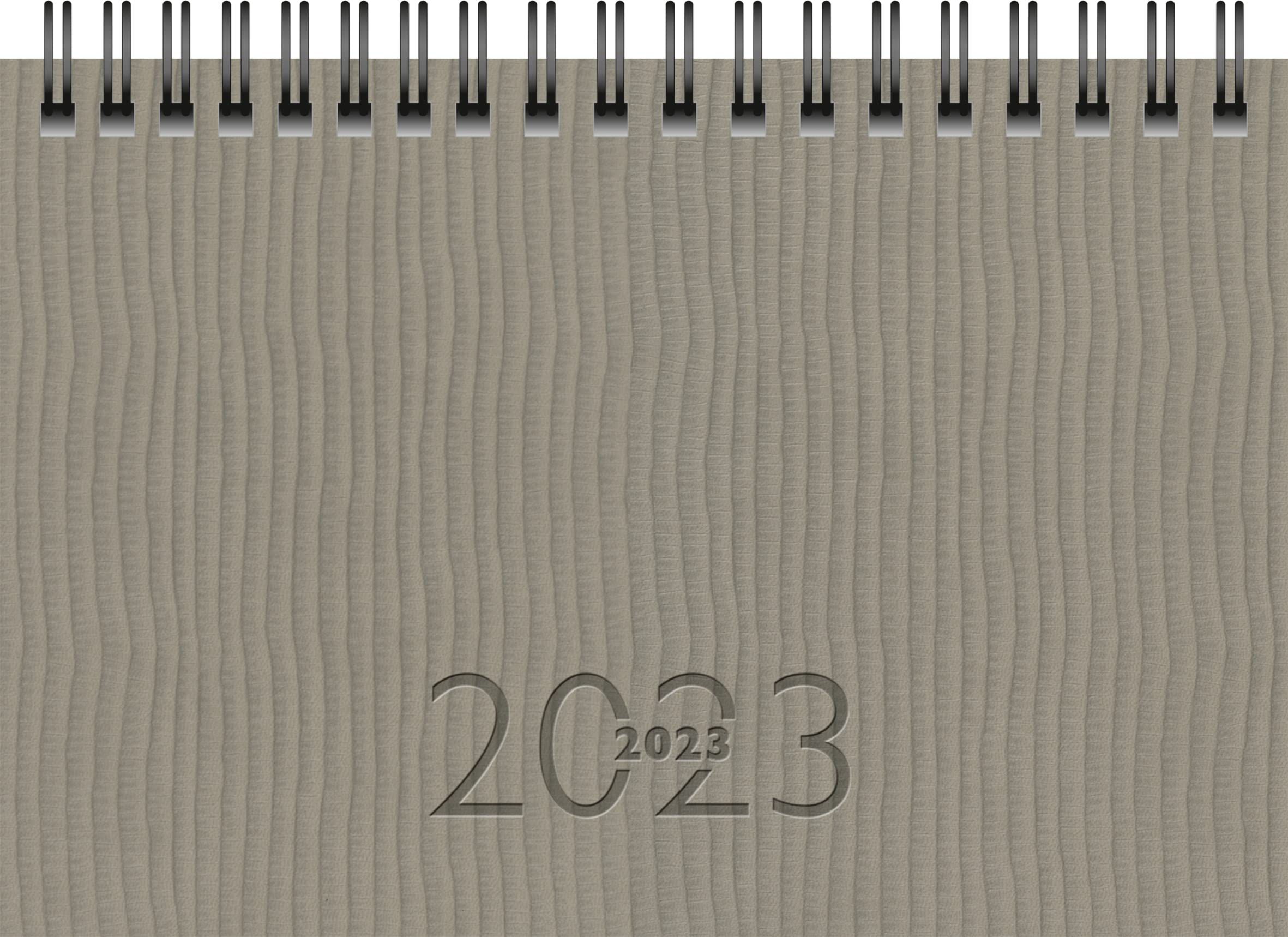 rido/idé Weekly calendar model TM 17/contacter 2023 sheet size 8.7 x 15.3 cm grey