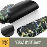GIM Gaming Mouse Pad and Keyboard Wrist Rest Set Fresh Flowers Memory Foam view 3