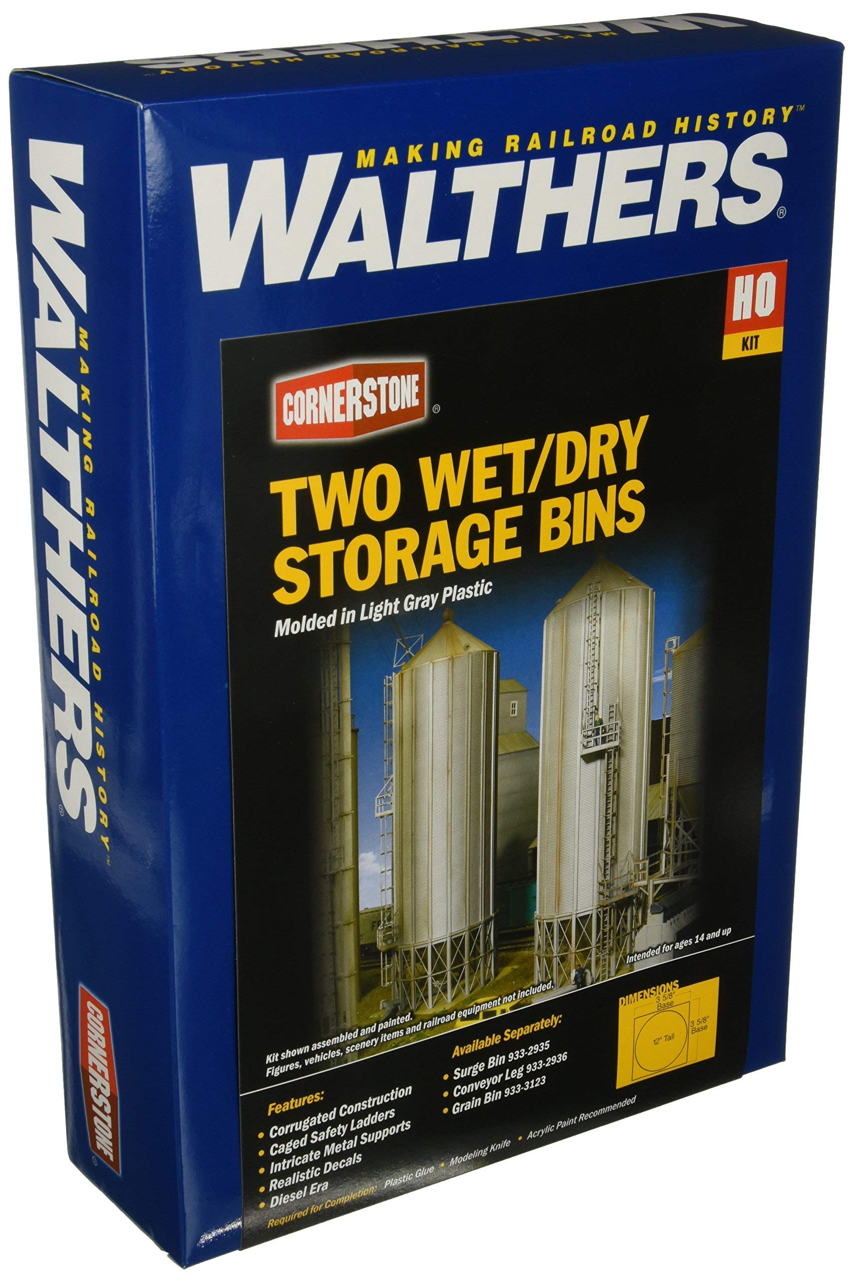 Walthers Corn Trims 933 2937 2 Dry Tank