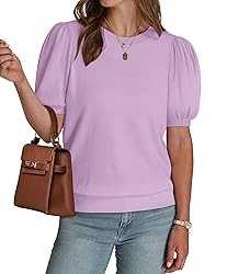 Short Sleeve Sweater for Women Trendy Summer Tops