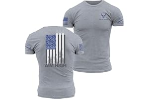 Grunt Style USAF™ - Aim High Flag Men's T-Shirt
