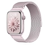 WANLISS Original Metal Milanese Loop Compatible with Apple Watch Band 38mm 40mm 41mm 42mm 44mm 45mm 49mm for Women Men, Magnetic Stainless Steel for iWatch Se Ultra Series 11 10 9 8 7 6 5 4 3 2 1