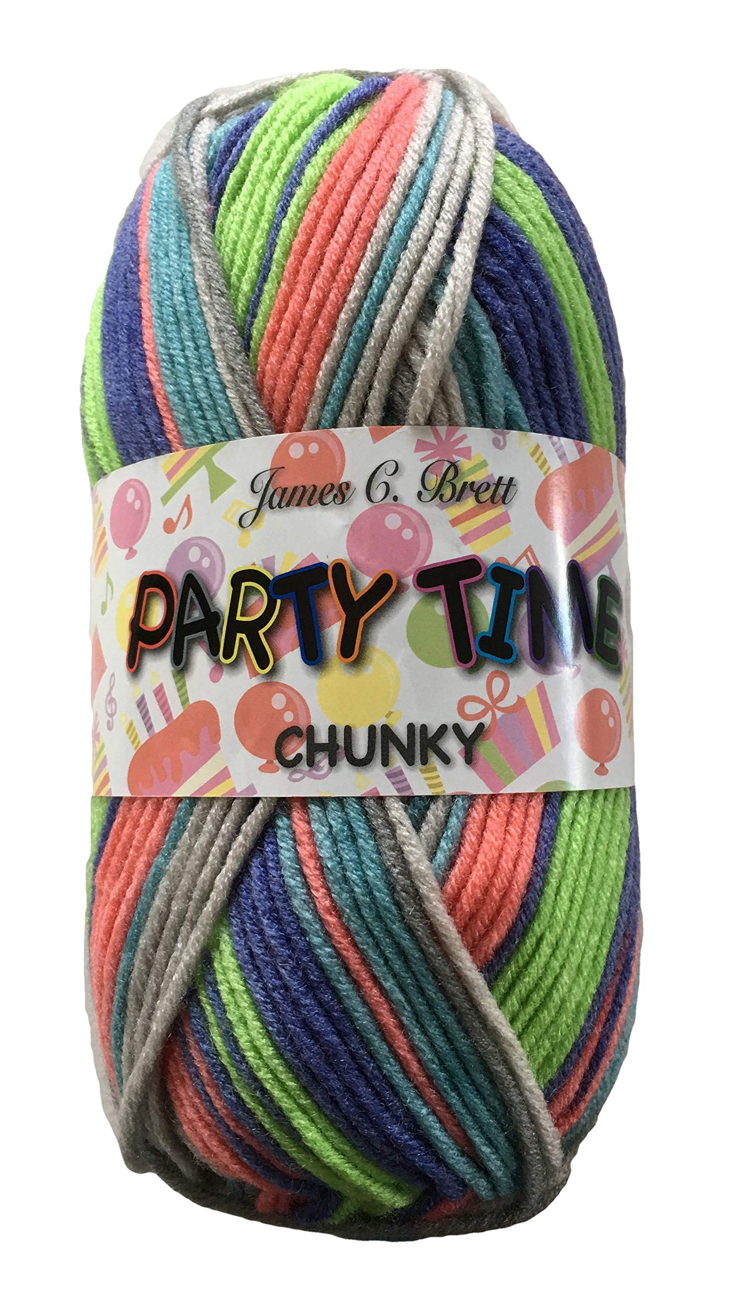 James C Brett Party Time Chunky PT12