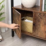 VASAGLE Bookshelf Storage Shelf Large Bookcase with Doors LBC022B01 view 7