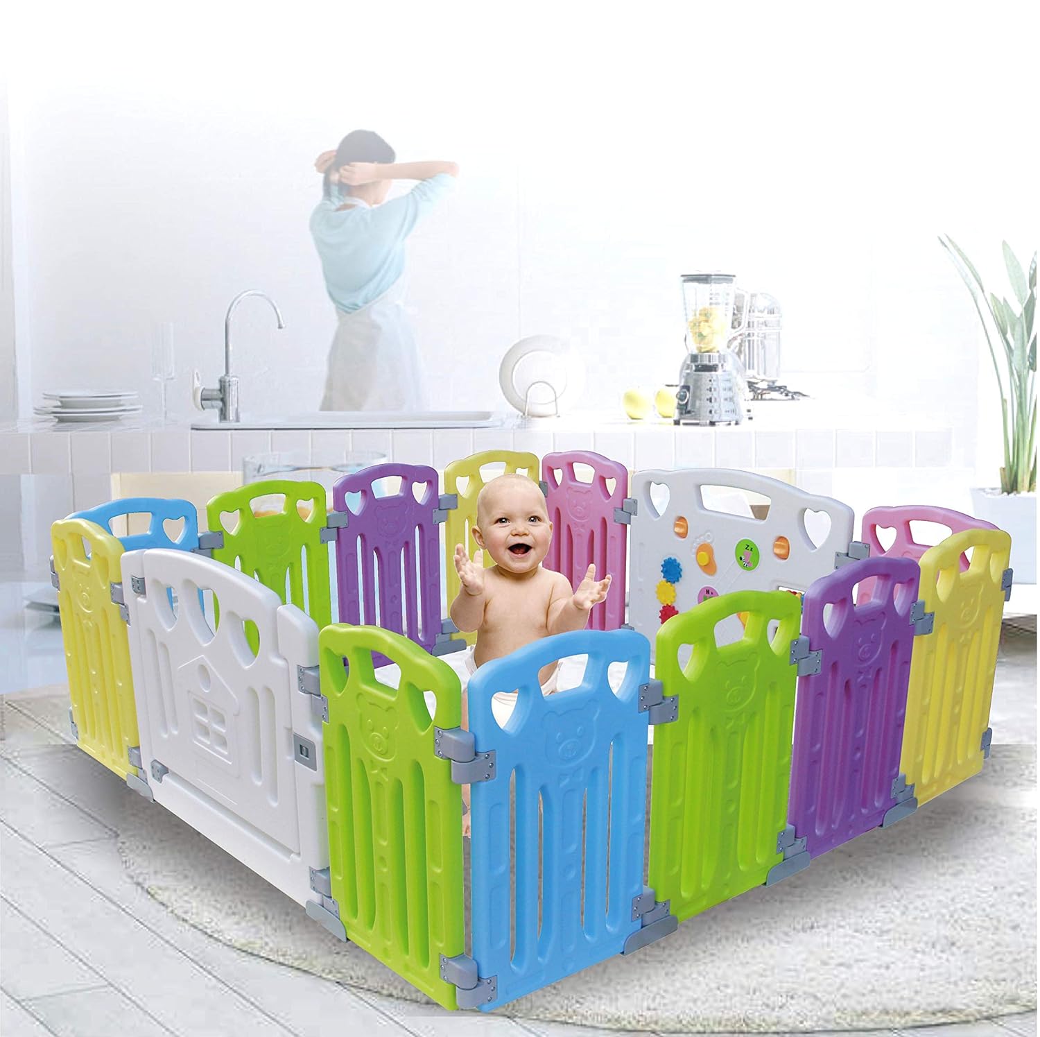 Baby Plastic Play Fence 