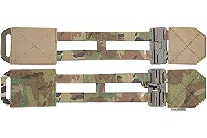 Black Gunpowder Tactical Two-Band Quick Release Cummerbund Magnetic Buckles Model BG-TC3