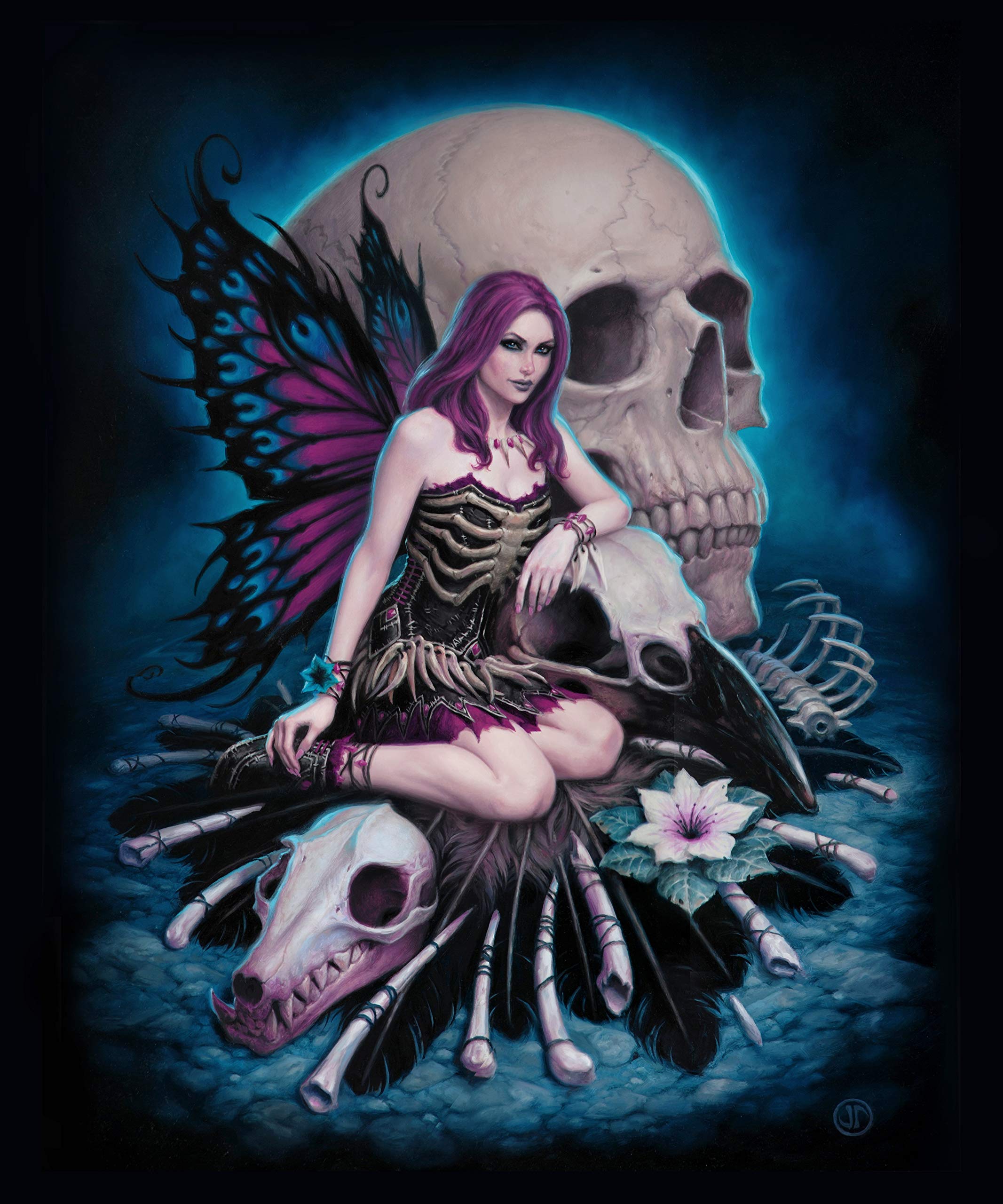 Bone Fairy - Blank Greetings Card by James Ryman