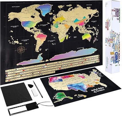 Mapa del mundo con mensaje 