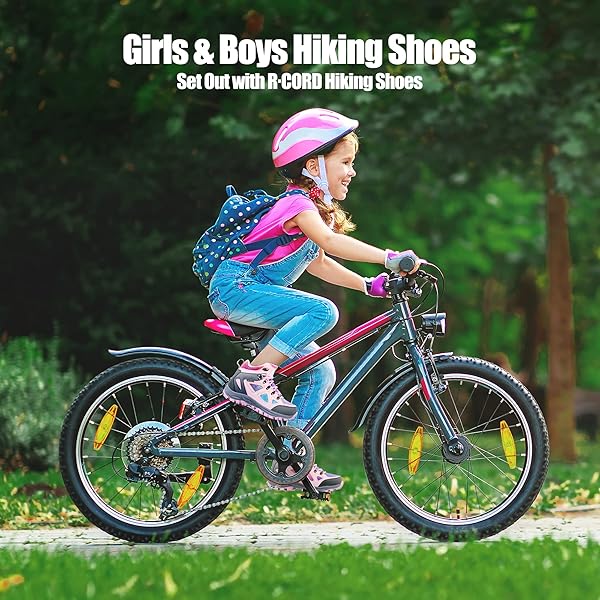 Huesdet Toddler Baby Boys Girls Hiking Boots Waterproof Leather Non Slip Lace Up Outdoor Work Ankle Winter Snow Boots(Pink,2-2.5 Y - View #3