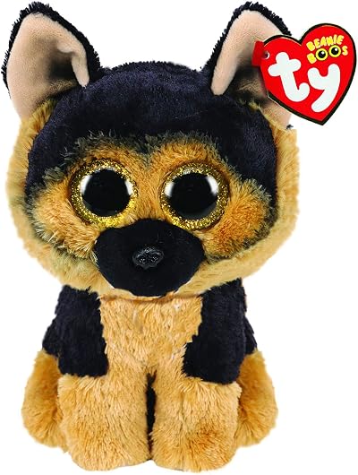 TY Beanie Boo German Shepherd Spirit 15 cm Brown Toy