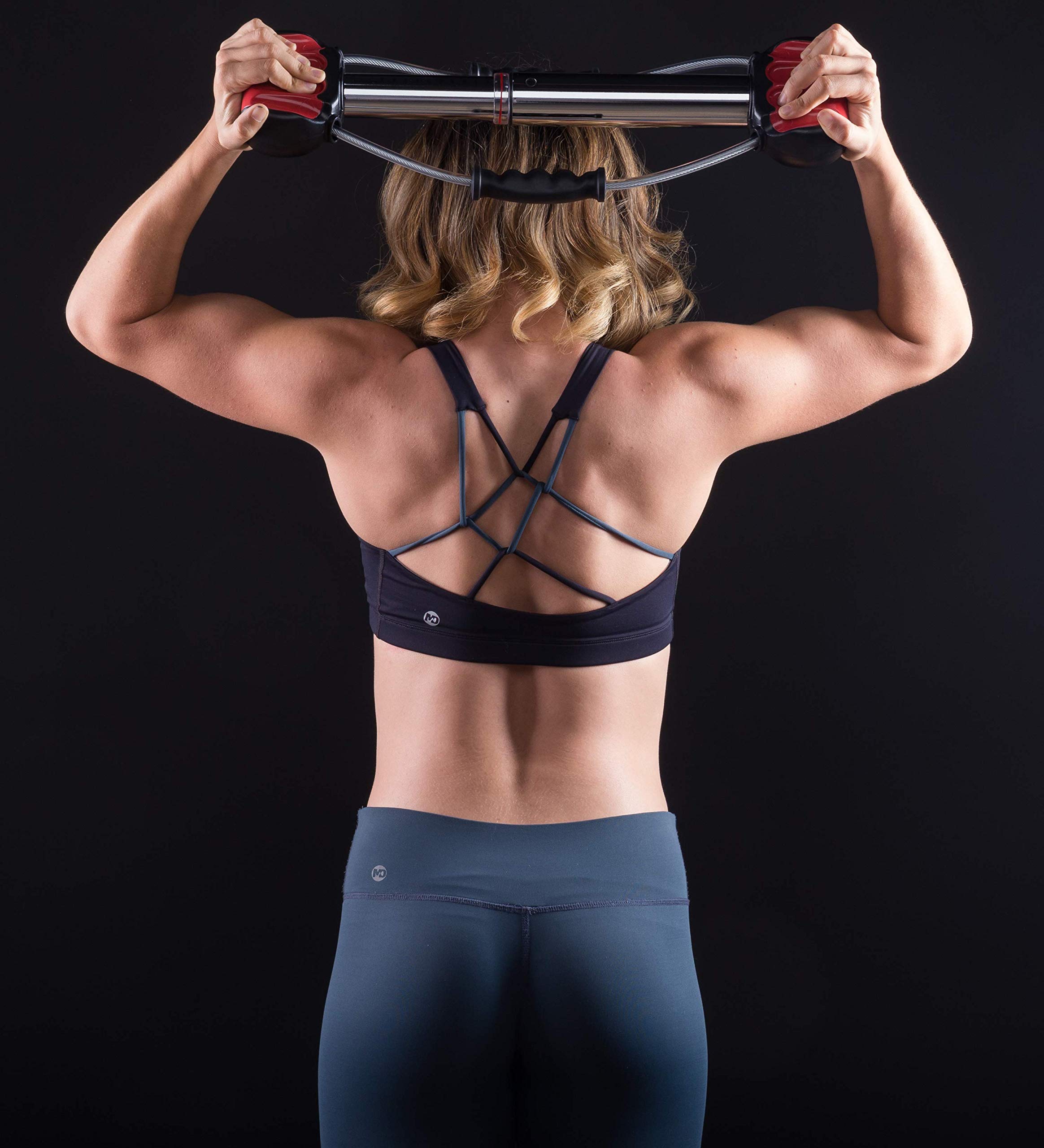 Bullworker 20" Steel Bow - Full Body Workout - Portable Home Gym Isometric Exercise Equipment for Fast Strength Training Gains. Cross Training Fitness; Chest, Back, Arms, and Abs Exercise Machine