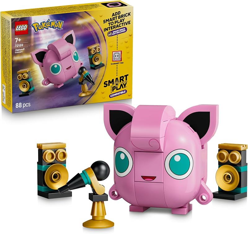 LEGO Pokémon SMART Play Jigglypuff Concert 72159 Interactive Toy Set
