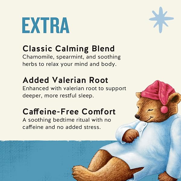CELESTIAL SEASONINGS SLEEPYTIME EXTRA HERBAL TEA, PROMOTES RELAXATION, 40 COUNT (PACK OF 6)