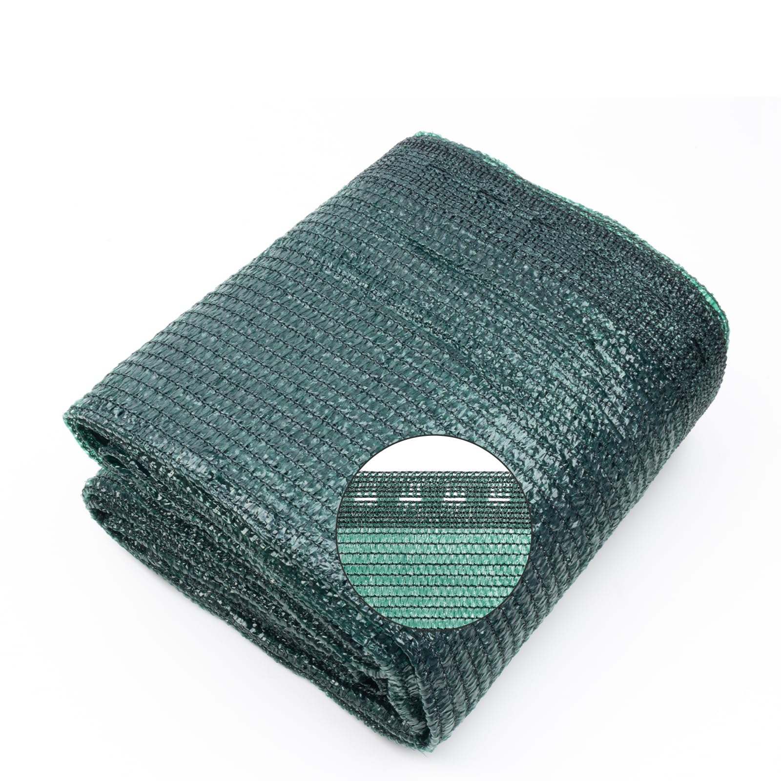 Cool Area 70% 6x8ft Sunblock Shade Cloth Cover Mesh UV Resistant Net for Garden Flower Plant Greenhouse, Dark Green Image