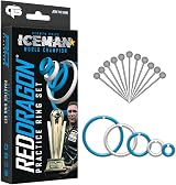 RED DRAGON Gerwyn Price Iceman Darts Practice Rings Kit Assorted Colours