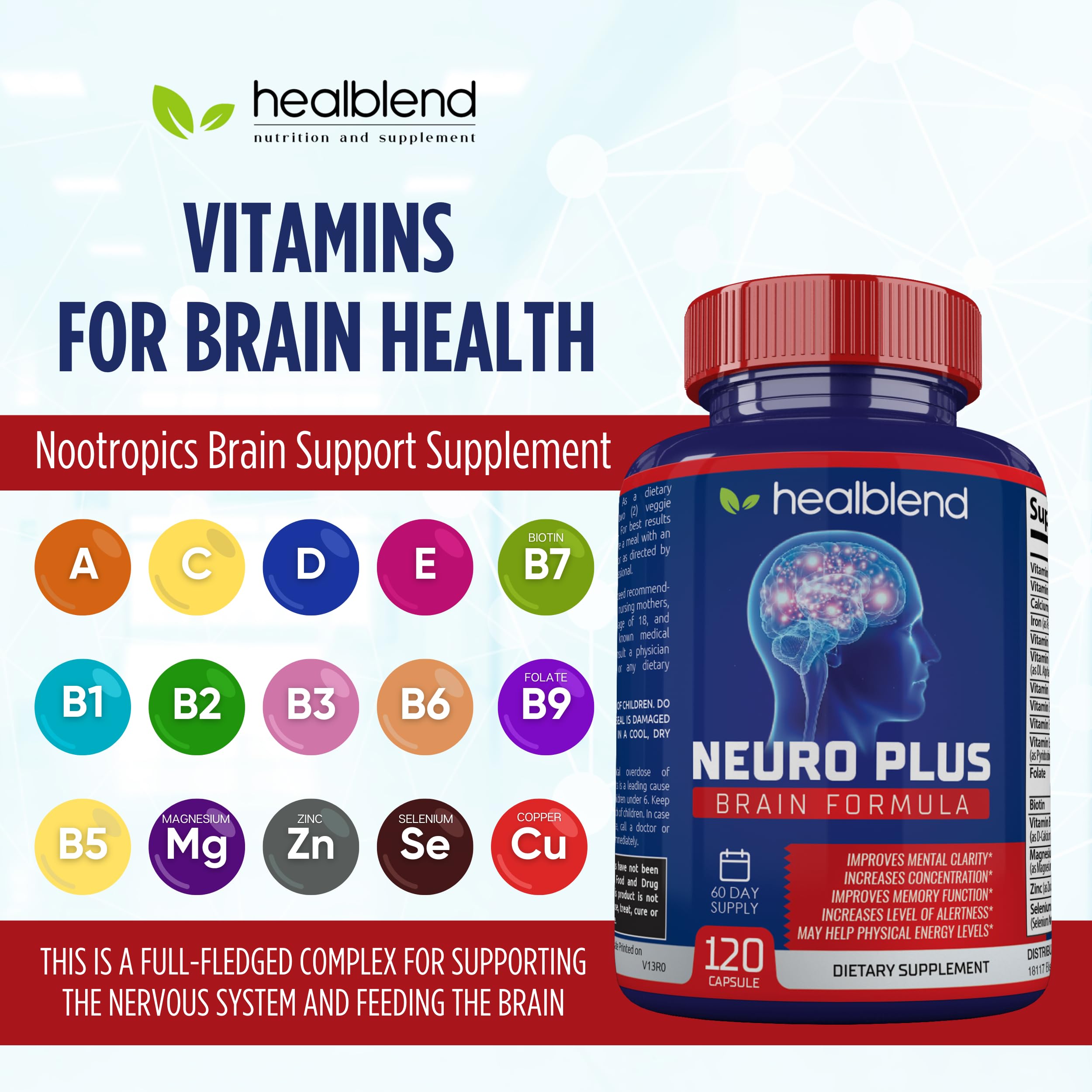 Mua Neuro Plus Brain & Focus Formula - Nootropic Brain Booster ...