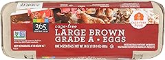 365 by Whole Foods Market, Cage-Free Large Brown Grade A Eggs, 12 Count (Pack of 1)