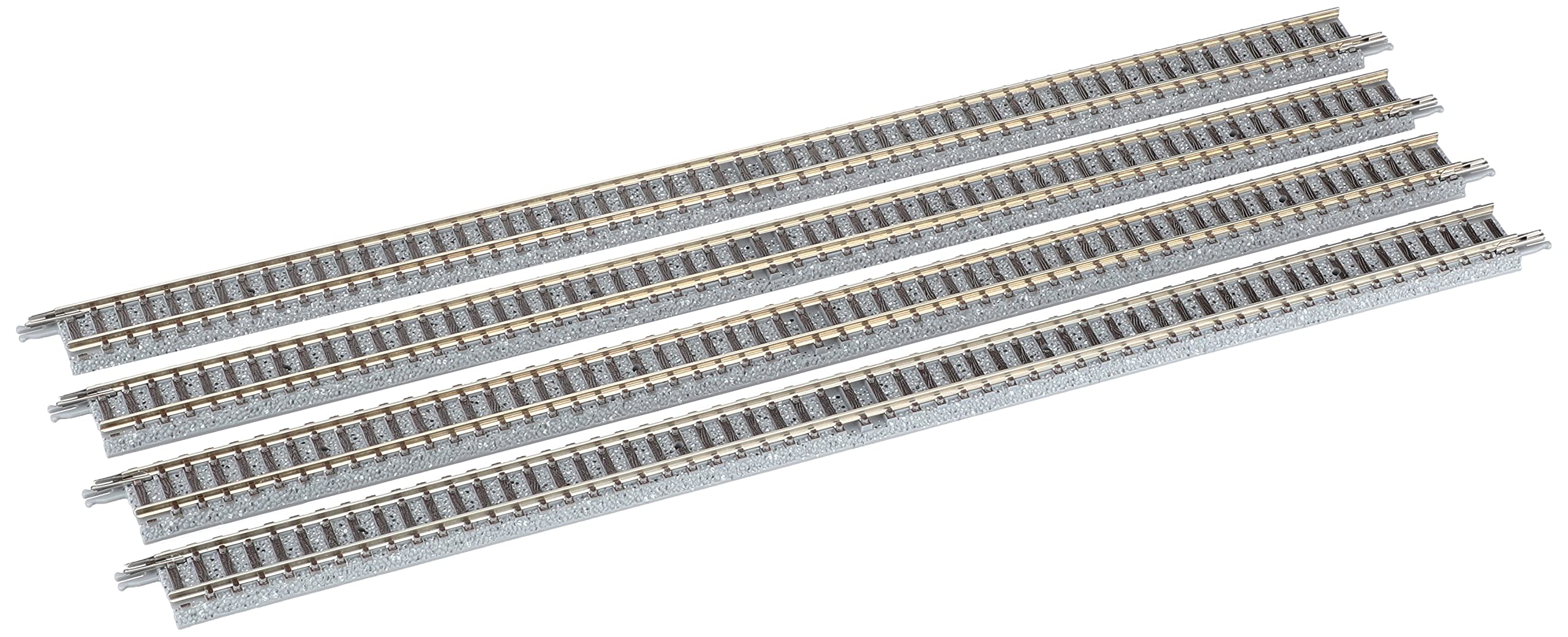 TomyTEC 018025 4 Straight Track in Gravel Bed 280 mm Each