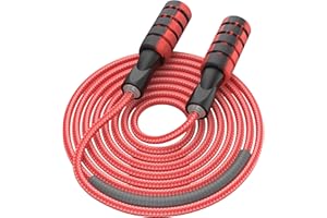 CRHOEIQ Jump Rope for Women Men, Fitness Jumprope for Women Workout, Adjustable Adult Exercise Skipping Rope